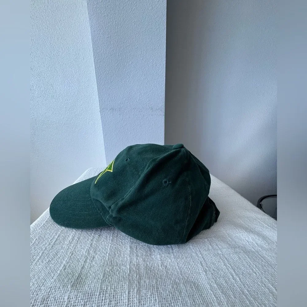 John Deere Trucker Hat Green Logo 100% Cotton Adjustable
